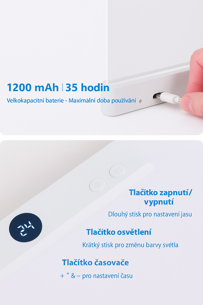 LumiPage – přenosné světlo na knihu